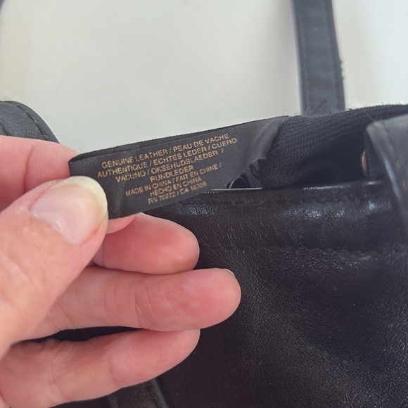 Vintage Liz Claiborne Leather Co. black genuine leather mini purse “After Hours” - Picture 12 of 16